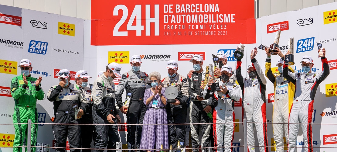 Rutronik Racing by TECE fährt beim 24h-Rennen von Barcelona auf das Podium